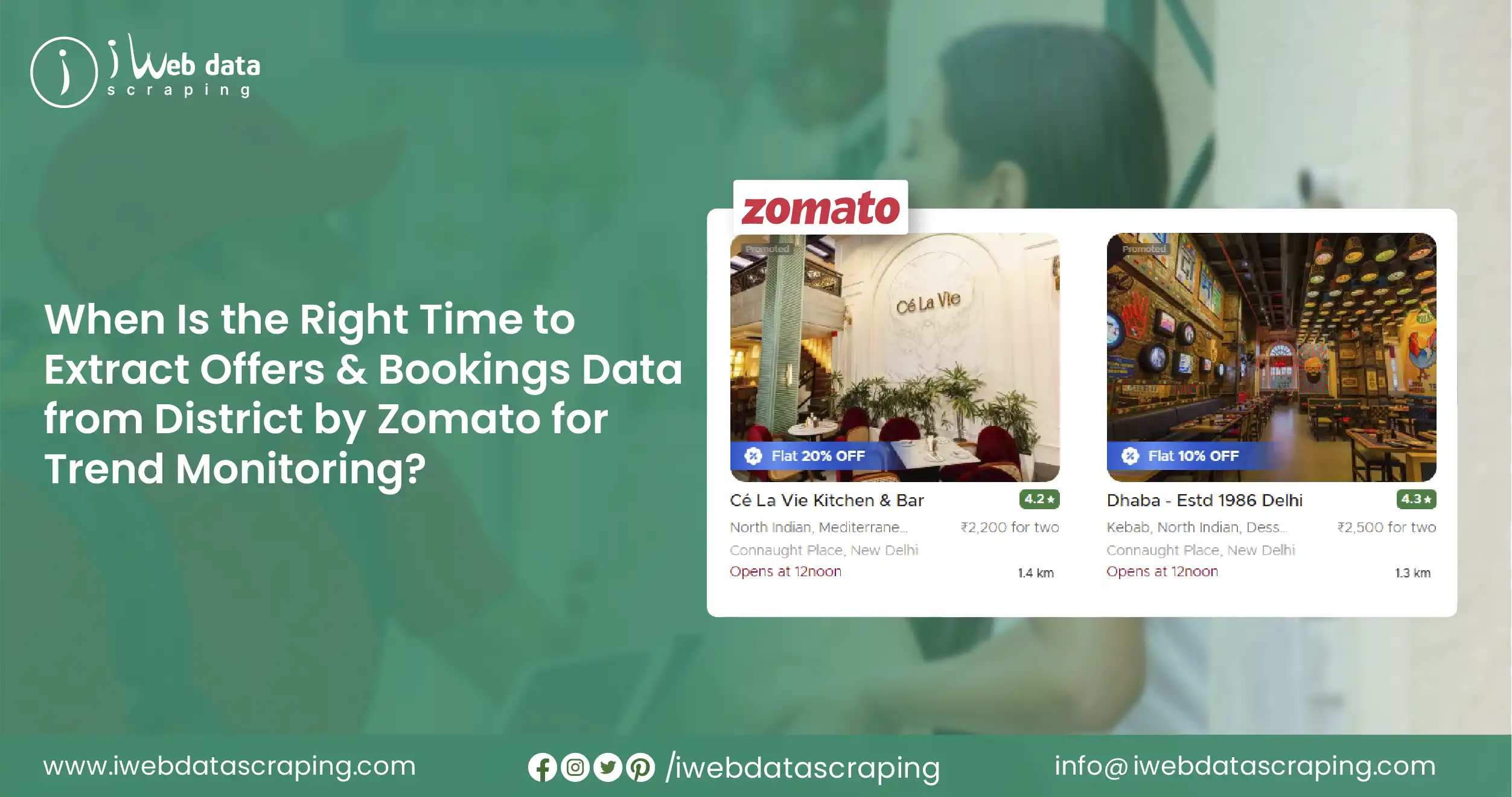Extract Offers & Bookings Data from District by Zomato